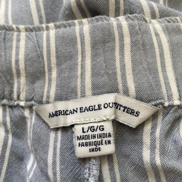 American Eagle Outfitters High Waist Elasticized Comfy Viscose Culotte Pants - Picture 3 of 9